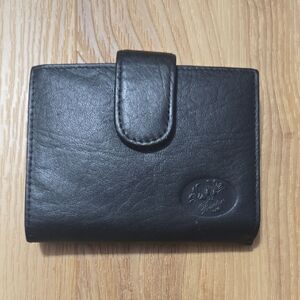 Buxton Black Genuine Leather Wallet
